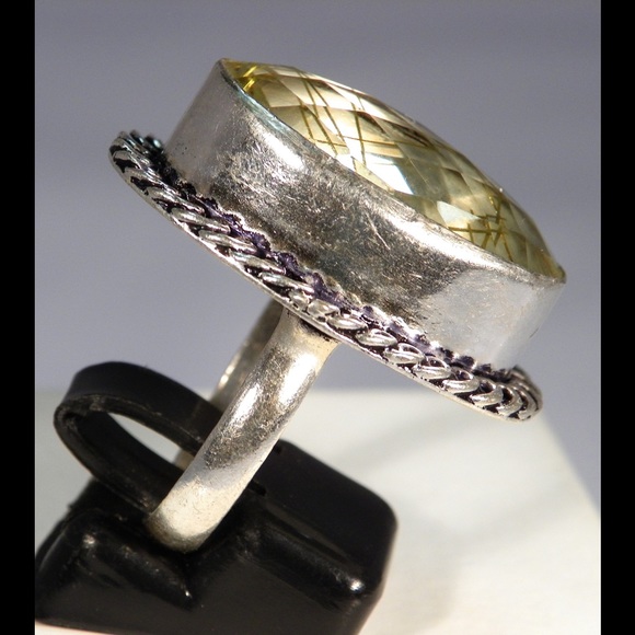 Golden Rutile Ring - Picture 2 of 4